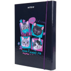 Папка для тетрадей B5 KITE мод 210 плотный картон на резинке So Sweet K23-210-1
