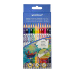 Карандаши цветные 12цв. Acmeliae круглые с ластиком 43738