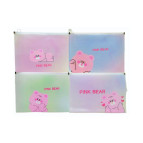 Папка А4 на молнии zip-lock Pink Bear, ассорти 2101-А4