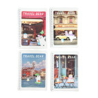 Тетрадь на спирали А5 50л. пластиковая обложка Лидер Travel Bear, клеточка №77633