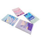 Тетрадь на спирали А5 50л. пластиковая обложка Лидер Star Звездное небо, клеточка №77634