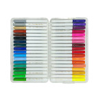 Фломастеры 36 цветов Tongdi 8502-36 наконечник кисточка