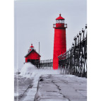 Блокнот А5 Axent 96л. твердая картонная обложка Lighthouse 8457-4-А