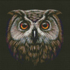 Алмазная живопись мозаика по номерам на холсте - 40*40см Идейка АМО7390 Птица мудрости