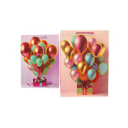 Пакет подарочный бумажный 26*32*10см Авоська 3952-M