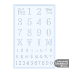 Трафарет универсальный многоразовый 13*20см Rosa Talent №U05 серия Алфавит 3621005