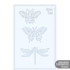 Трафарет универсальный многоразовый 13*20см Rosa Talent №U12 серия Бабочки 3621012