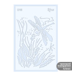 Трафарет универсальный многоразовый 13*20см Rosa Talent №U16 серия Бабочки 3621016