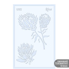 Трафарет универсальный многоразовый 13*20см Rosa Talent №U32 серия Цветы 3621032