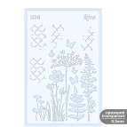 Трафарет универсальный многоразовый 13*20см Rosa Talent №U36 серия Цветы 3621036