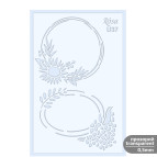 Трафарет универсальный многоразовый 13*20см Rosa Talent №U37 серия Цветы 3621037