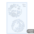 Трафарет универсальный многоразовый 13*20см Rosa Talent №U38 серия Цветы 3621038