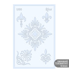 Трафарет универсальный многоразовый 13*20см Rosa Talent №U50 серия Ажур 3621050