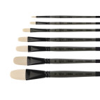 Кисть - Rosa Terra синтетика овальная 1608FR д.р.