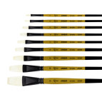 Кисть ROSA Amber щетина плоская 2306F д.р.