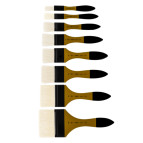 Кисть ROSA Amber щетина флейцевая 2306 д.р.