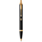 Ручка шариковая Parker 22032_TR IM 17 Black GT Тризуб
