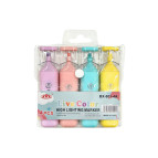 Маркеры текстовые набор 4шт Live Color Пастель 801-4