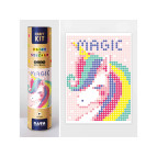 Картина с наклейками по номерам 33*48см Умняшка, Единорог, 1200 стикеров 1784