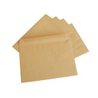 Конверт бумажный С6 (162*114) Крафт мокрая склейка, прямой клапанTAC6Vu