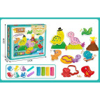 Тесто для лепки 4FUN Game 4 цвета Динозавры 5827 С