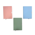 Блокнот В5 (176*250мм) 100л. ООПТ кожзам, ассорти 18-35