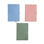 Блокнот А5 (145*215мм) 100л. ООПТ кожзам, ассорти 25-35
