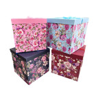 Коробка подарочная Оопт 30*30*30см ассорти 9872-2 сборная