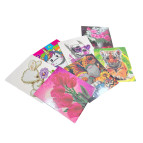 Алмазная мозаика по номерам, картон 21*25см с инструментом и мольбертом MirToys ассорти №21/25