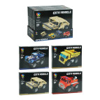 Конструктор Jioile City Vehicle 295 элементов, машинки ассорти 47101