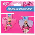 Закладки для книг магнитные Yes Barbie heart 2шт 708110