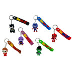 Брелок резиновый Герой 5см с лентой Draconball, ассорти №3167