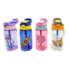 Бутылка для воды Лидер Ракета, кораблик 480мл микс 1210