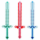 Игрушка Меч пиксельный на батарейках, ассорти IL-1020