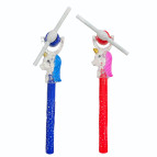 Светящаяся музыкальная палочка вертушка Флюгер Единорог, ассорти A801