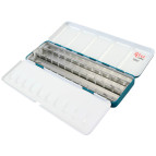 Пенал для акварели Rosa Gallery металлический, Бирюза, 21 кювет 2311209