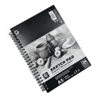 Альбом для эскизов скетчбук А5 24арк 160г/м2 Art Nation SketchPad на спирали 6005-S