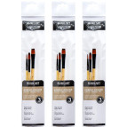 Набор кистей для акрила Art Nation Artist Brush 3шт №2,4,8 AS330-2