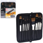 Набор кистей для акварели Art Nation Professional 10шт в пенале BRW1026