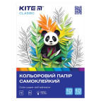 Бумага цветная детская А5 10л. самоклейкая Kite мод 294 Classic K-294