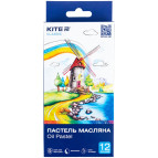 Пастель масляная Kite 12цв. Classic K-071