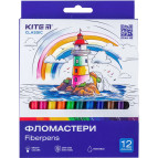 Фломастеры 12 цв. Kite мод 447 Classic K-447