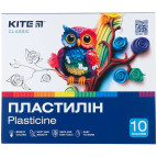 Пластилин Kite набор 10 цв. по 20 гр. Classic K-084
