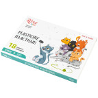 Пластилин 18цв. Rosa Kids 288г Cats 302103