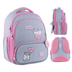 Рюкзак (ранец) GoPack школьный каркасный мод 597 Education GO24-597M-1 Lovely Pets 38*28*15см