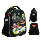 Рюкзак (ранец) Kite школьный каркасный мод 555 Hot Wheels HW24-555S 35*26*13,5см