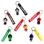 Брелок резиновый Герой 5см с лентой Avengers, ассорти №MS-23-1416
