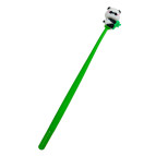 Ручка гелевая с насадкой Панда силикон ассорти, синяя №6112