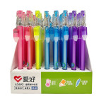 Ручка гелевая Пишет-Стирает Aihao брелок-ластик 0,5мм пишет синим AH47692