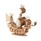 Конструктор деревянный 3D Wooden Art МО002-004 Sailing Ship 20*7,6*18см